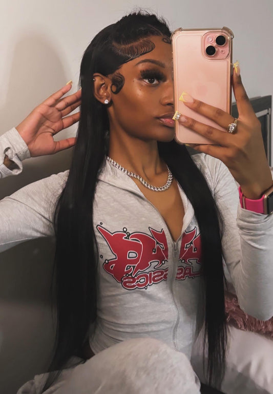 200% Density HD Natural/Black 13x4 Frontal Wigs