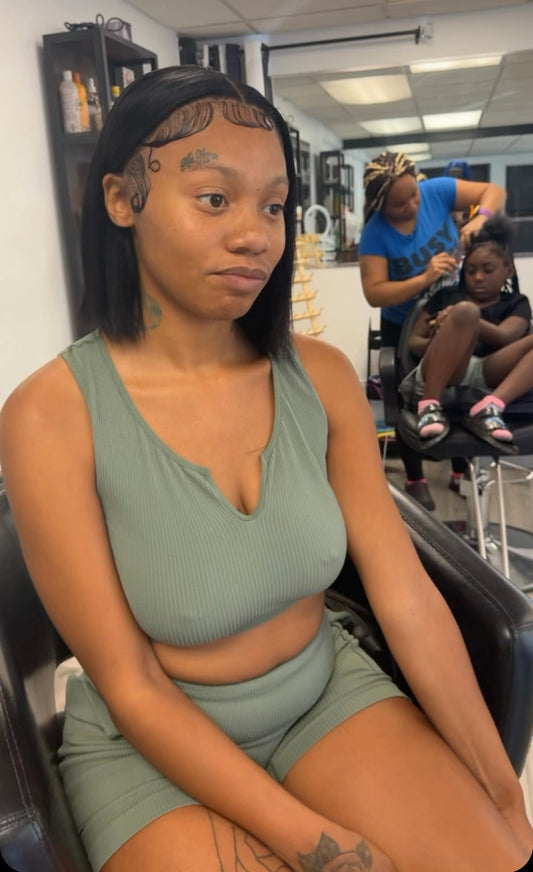 13x4 Full Frontal Blunt Cut Wig