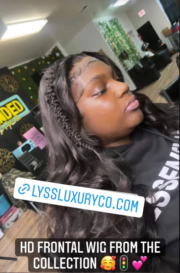 200% Density HD Natural/Black 13x4 Frontal Wigs