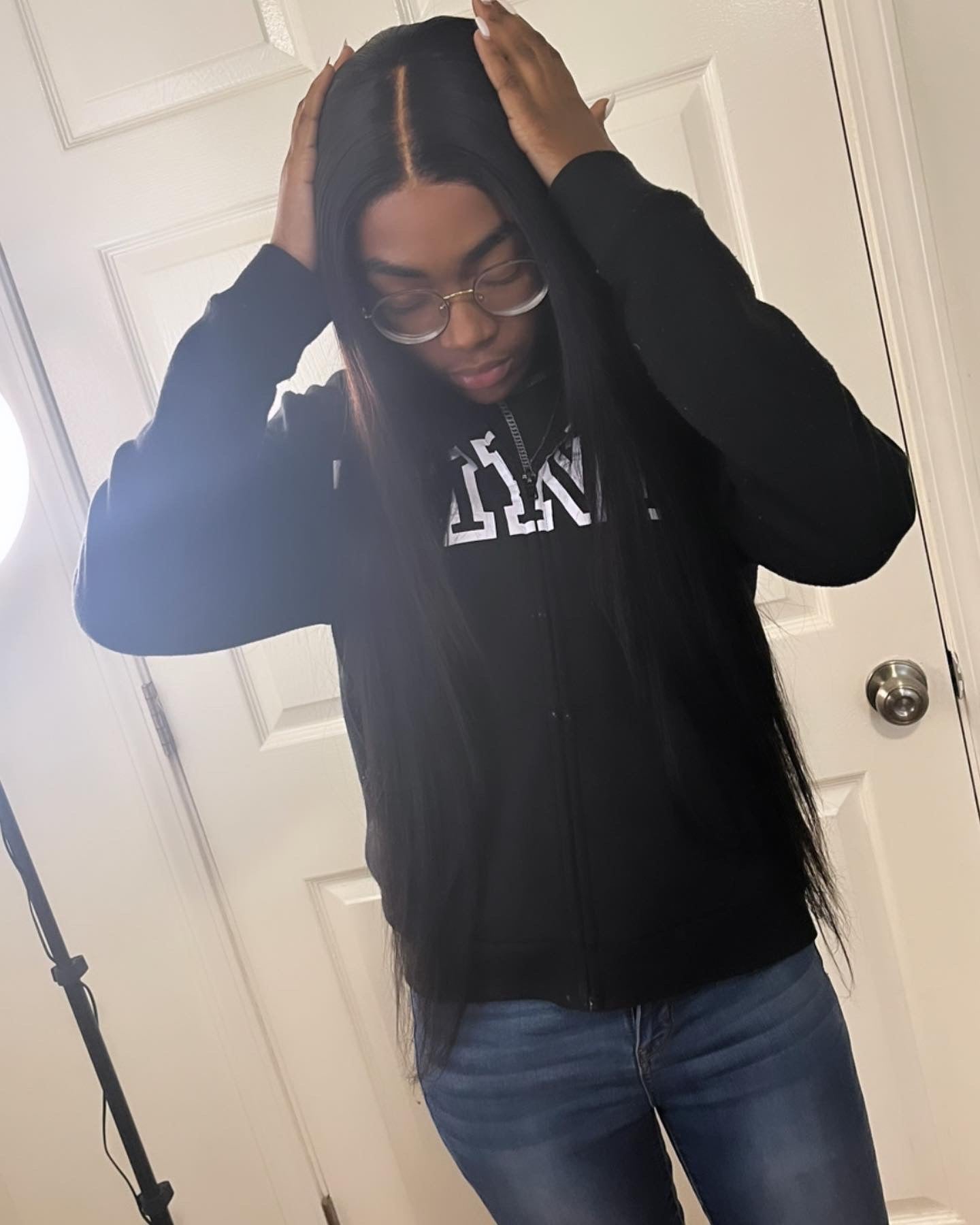 Natural/Black 4x4 Closure Wigs