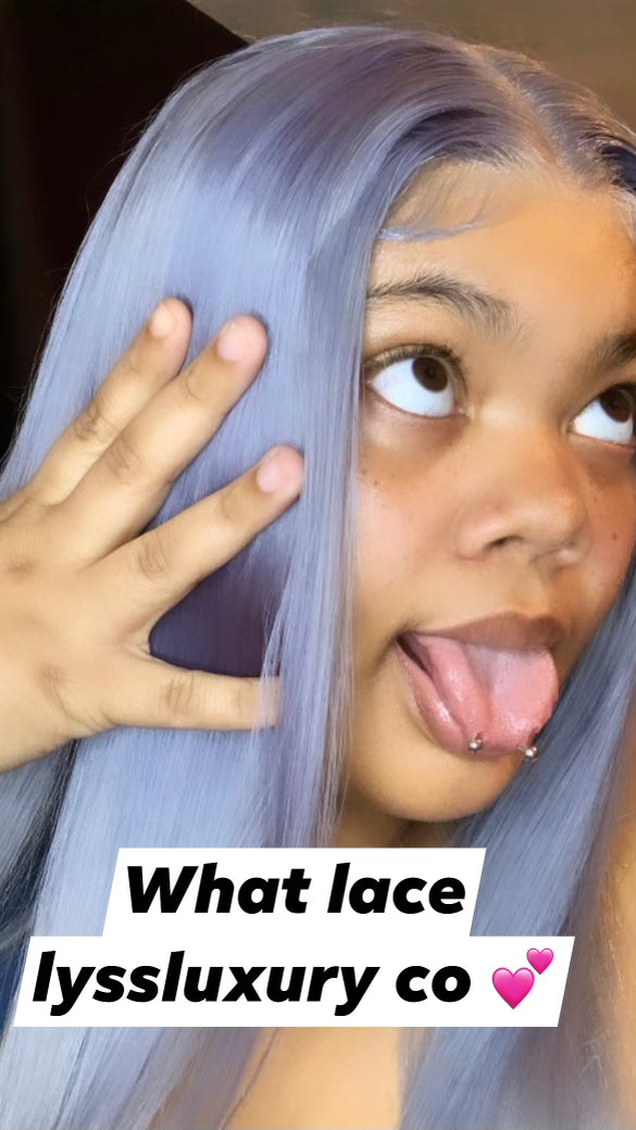 30” Titanium Grey 13x4 Frontal Wig