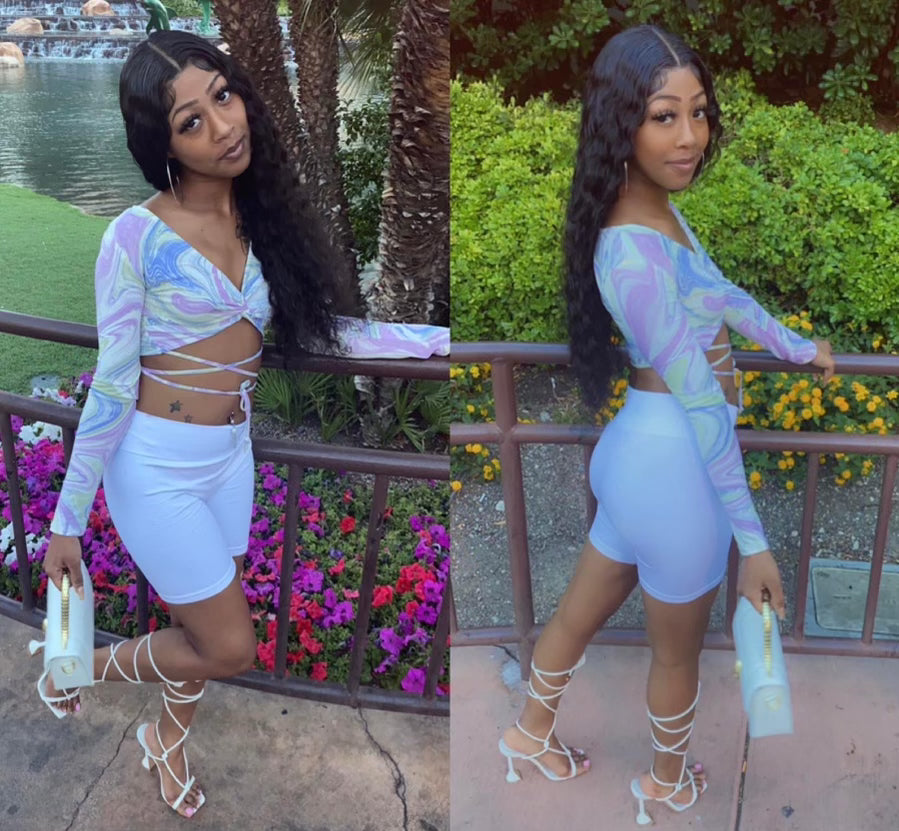 Water-wave closure wig